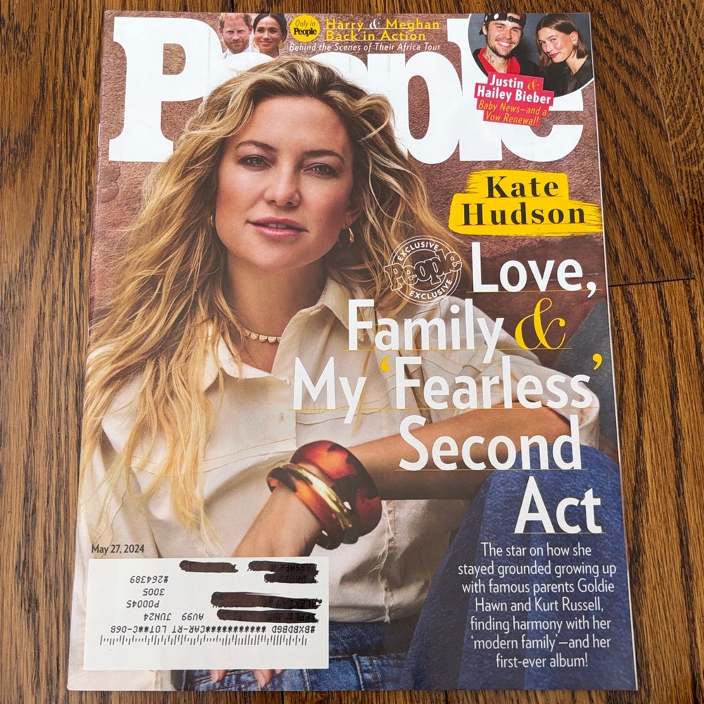 People Magazine - May 27 2024 - Kate Hudson - Justin & Hailey Bieber   magazines